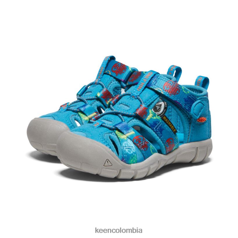 niños pequeños seacamp ii cnx x oso ahumado oso ahumado/azul fiordo KEEN calzado 88N808821