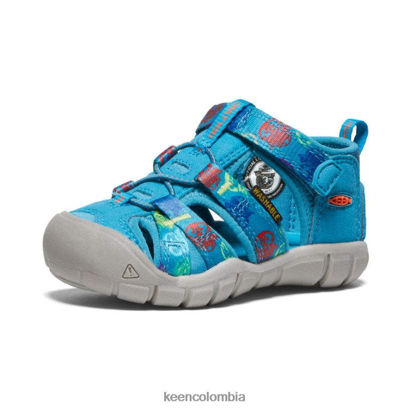 niños pequeños seacamp ii cnx x oso ahumado oso ahumado/azul fiordo KEEN calzado 88N808821