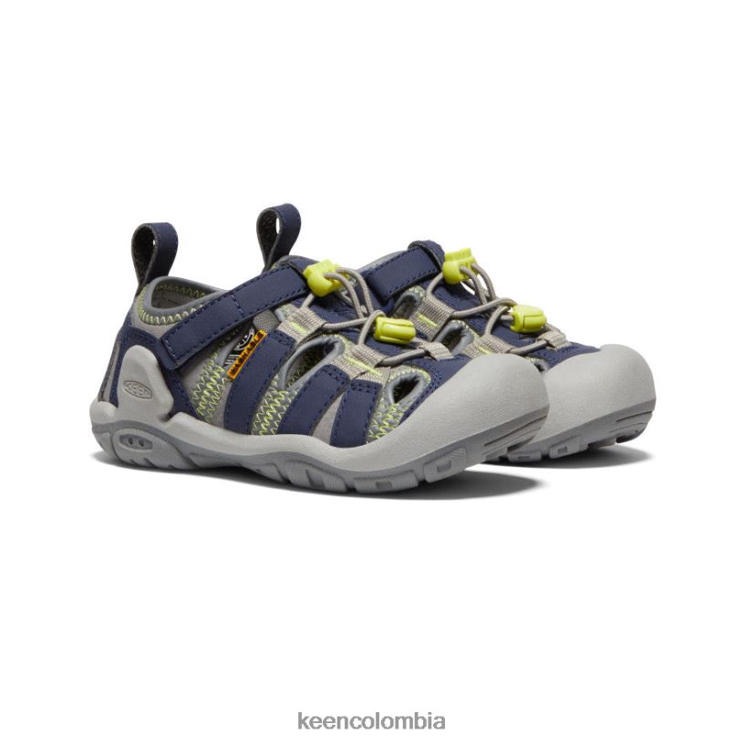 pequeños niños arroyo nudo gris acero/azul profundo KEEN calzado 88N808772