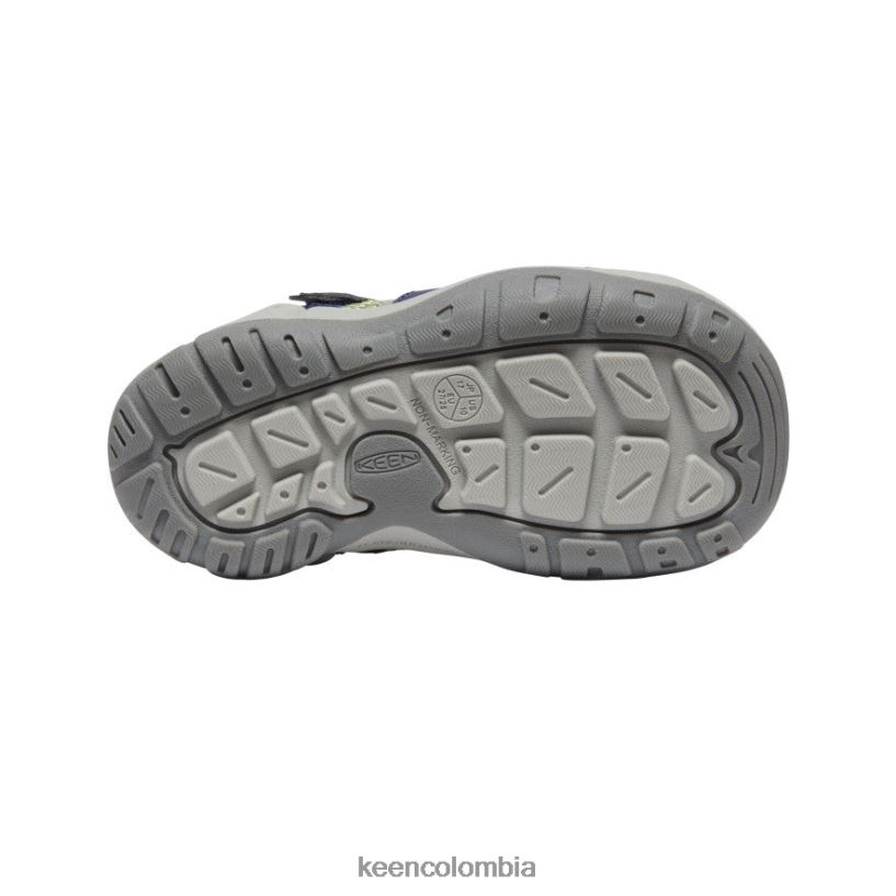 pequeños niños arroyo nudo gris acero/azul profundo KEEN calzado 88N808772