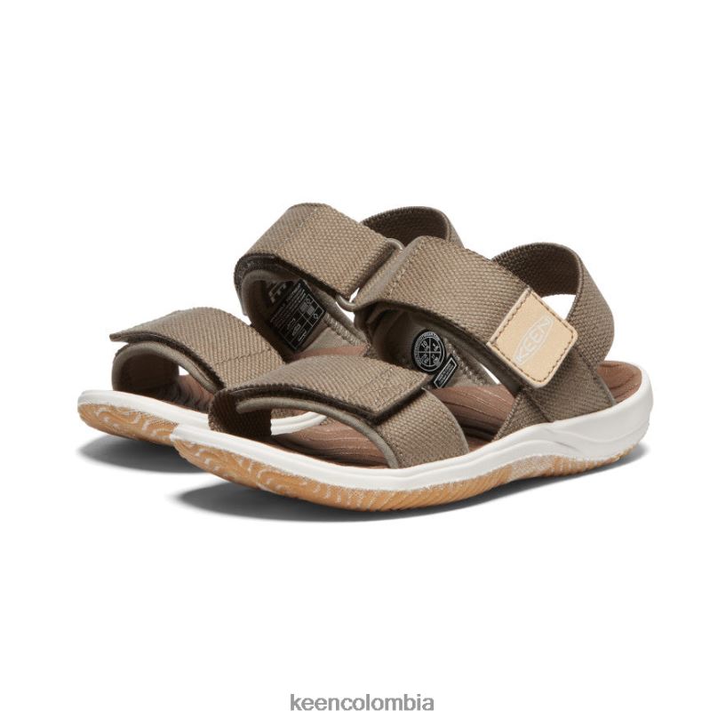 pequeños niños correa trasera elle atigrado/blanco estrella KEEN calzado 88N808728