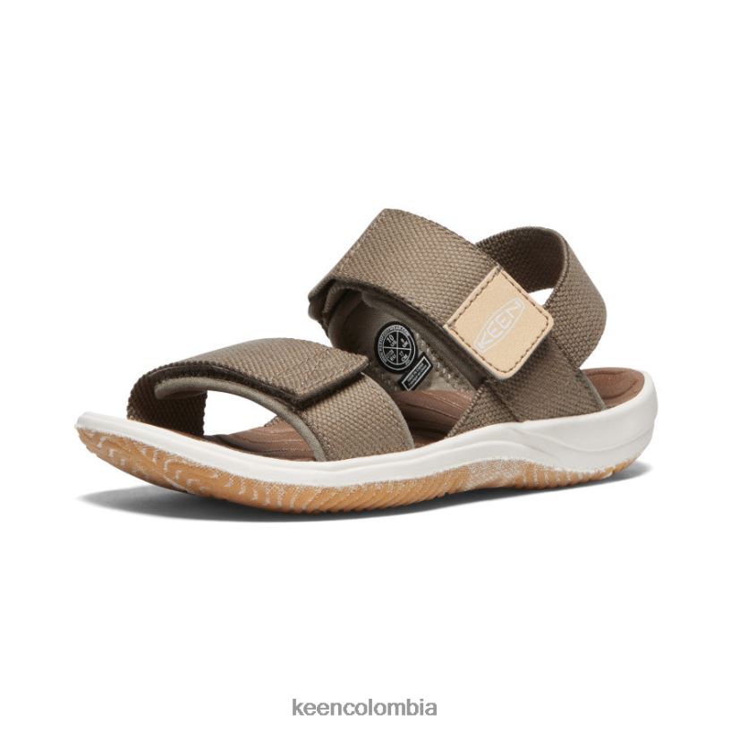 pequeños niños correa trasera elle atigrado/blanco estrella KEEN calzado 88N808728
