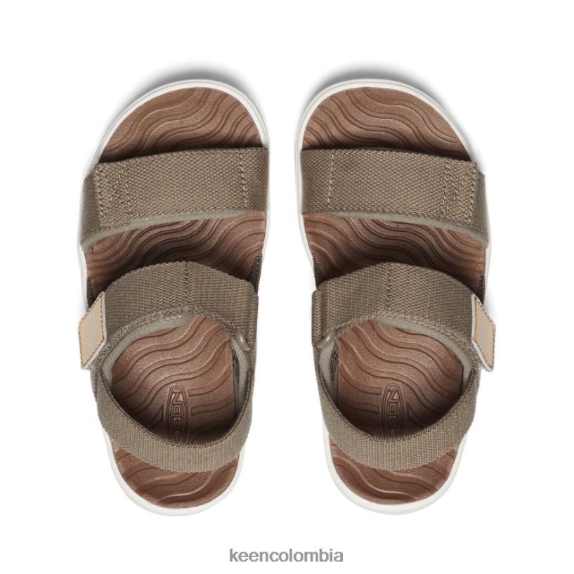 pequeños niños correa trasera elle atigrado/blanco estrella KEEN calzado 88N808728