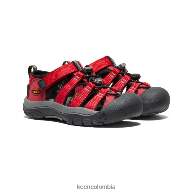 pequeños niños newport h2 cinta roja/gárgola KEEN calzado 88N808746