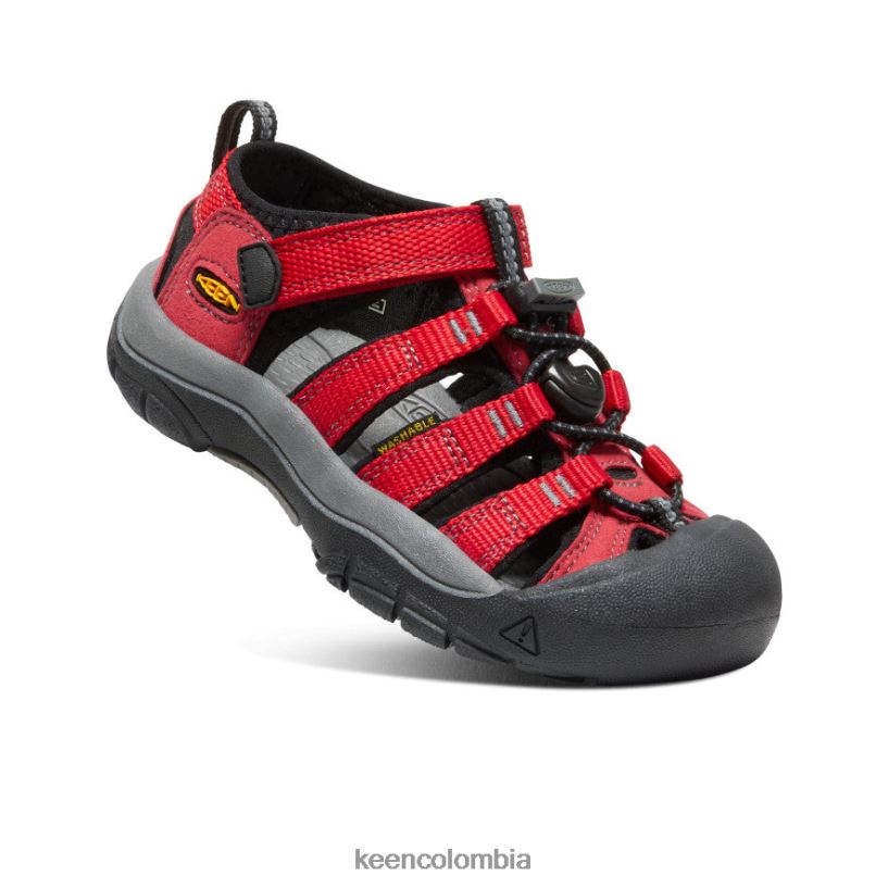 pequeños niños newport h2 cinta roja/gárgola KEEN calzado 88N808746