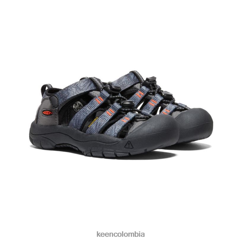 pequeños niños newport h2 gris acero/negro KEEN calzado 88N808735