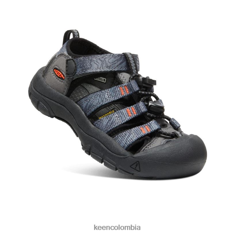 pequeños niños newport h2 gris acero/negro KEEN calzado 88N808735