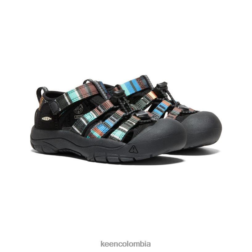 pequeños niños newport h2 raya negra KEEN calzado 88N808736