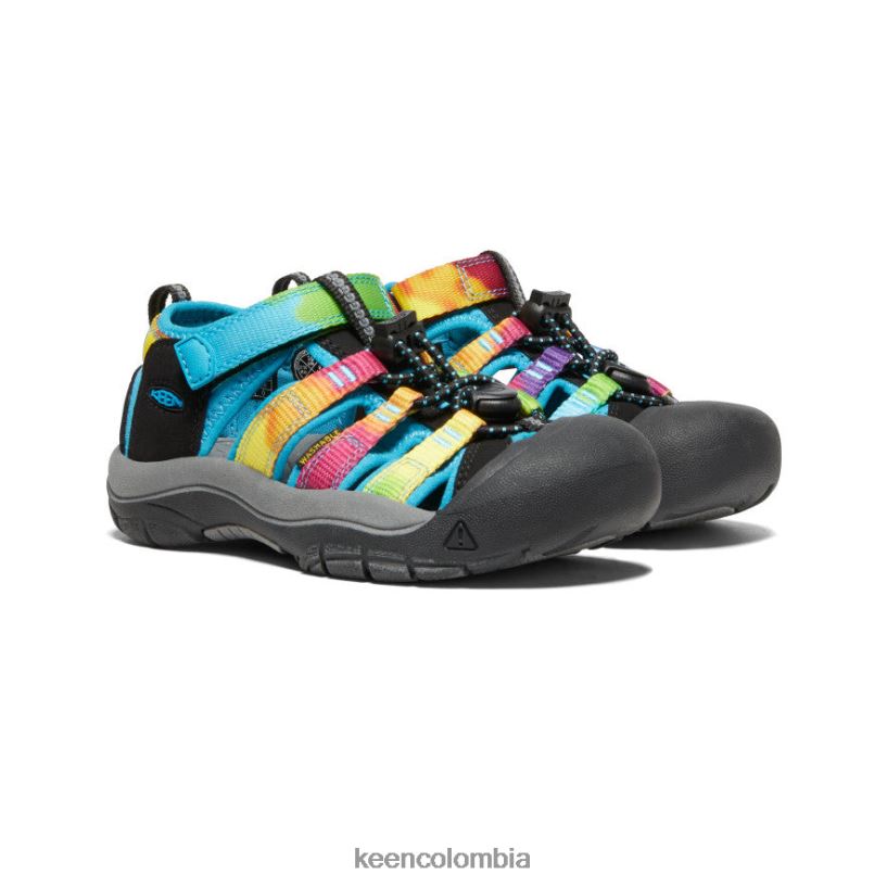pequeños niños newport h2 teñido anudado del arco iris KEEN calzado 88N808731