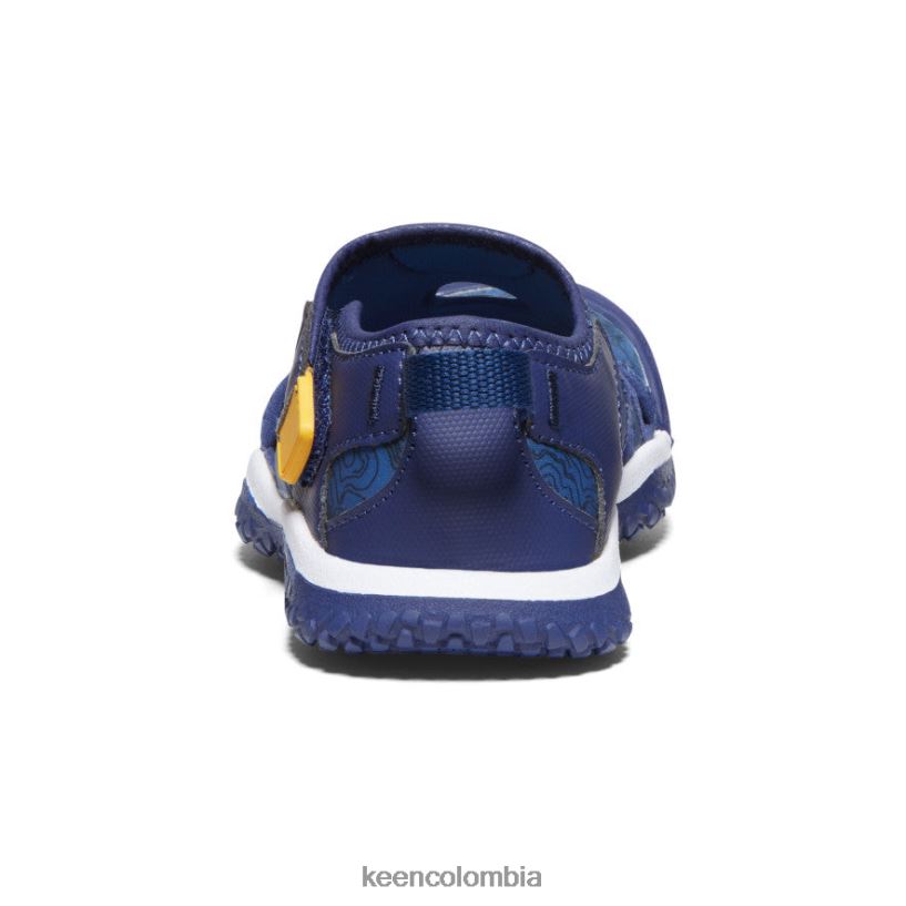pequeños niños sandalia raya profundidades brillantes de cobalto/azul KEEN calzado 88N808865