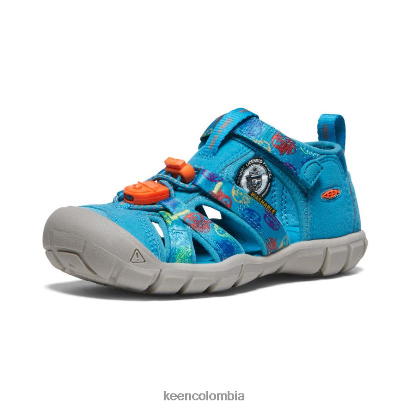 pequeños niños seacamp ii cnx x oso ahumado oso ahumado/azul fiordo KEEN calzado 88N808858