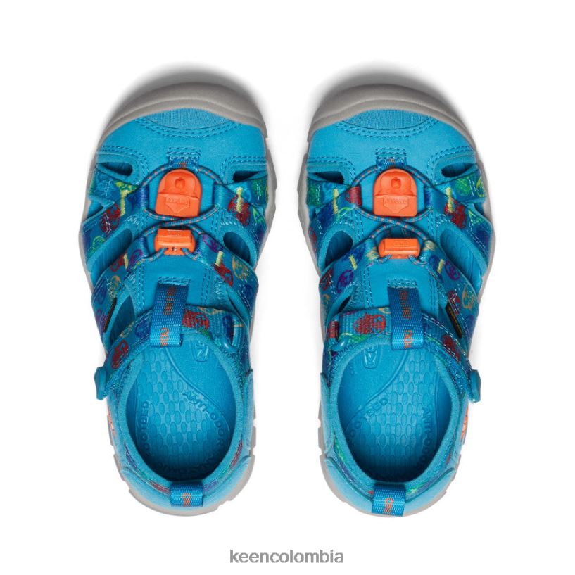 pequeños niños seacamp ii cnx x oso ahumado oso ahumado/azul fiordo KEEN calzado 88N808858
