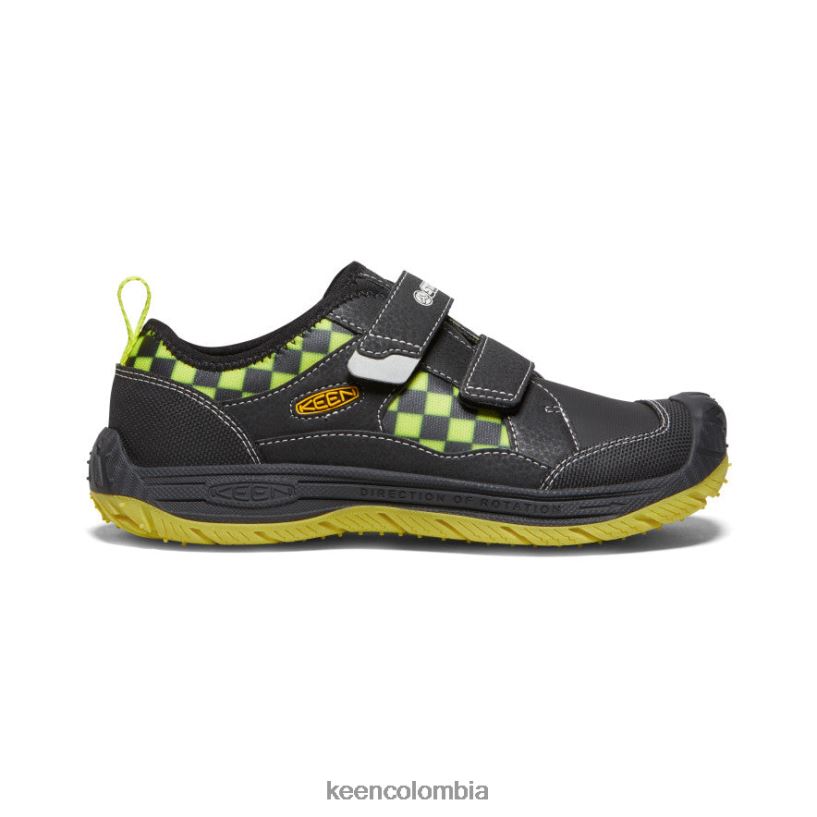 niños grandes sabueso de velocidad negro/multicolor KEEN calzado 88N808875
