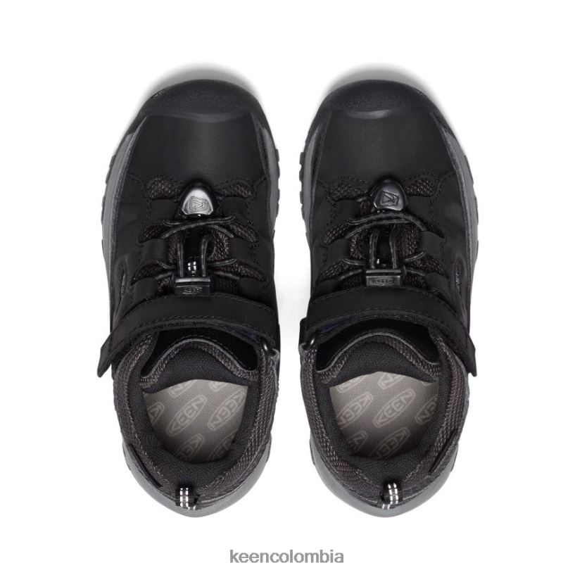 pequeños niños zapato impermeable targhee negro/gris acero KEEN calzado 88N808912