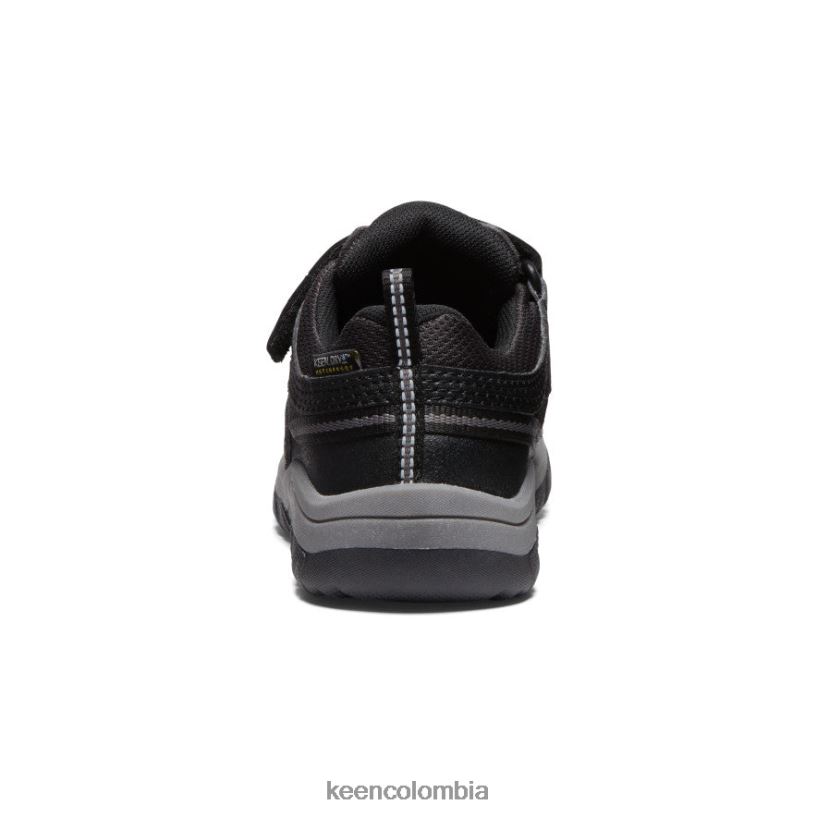 pequeños niños zapato impermeable targhee negro/gris acero KEEN calzado 88N808912